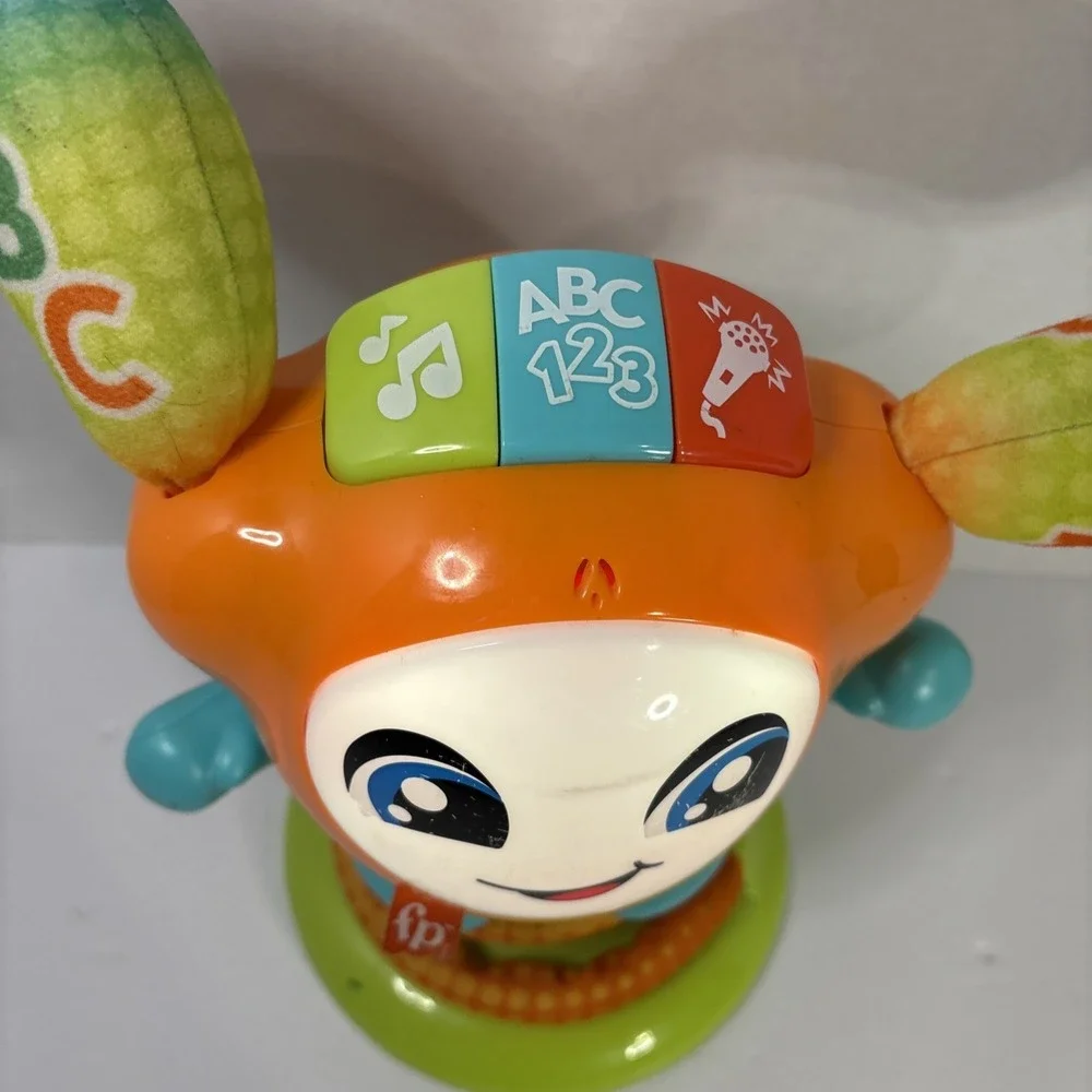 Fisher-Price Bright Beats Juniors BeatBo Blue Orange Interactive Musical Toy